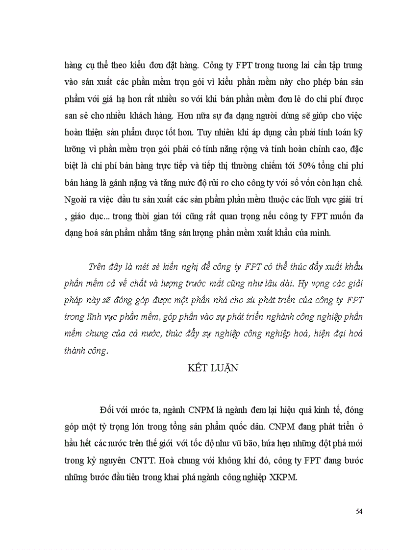 image for page Thực trạng và giải pháp đẩy mạnh hoạt động xuất khẩu phần mềm tại Công ty Phần mềm FPT