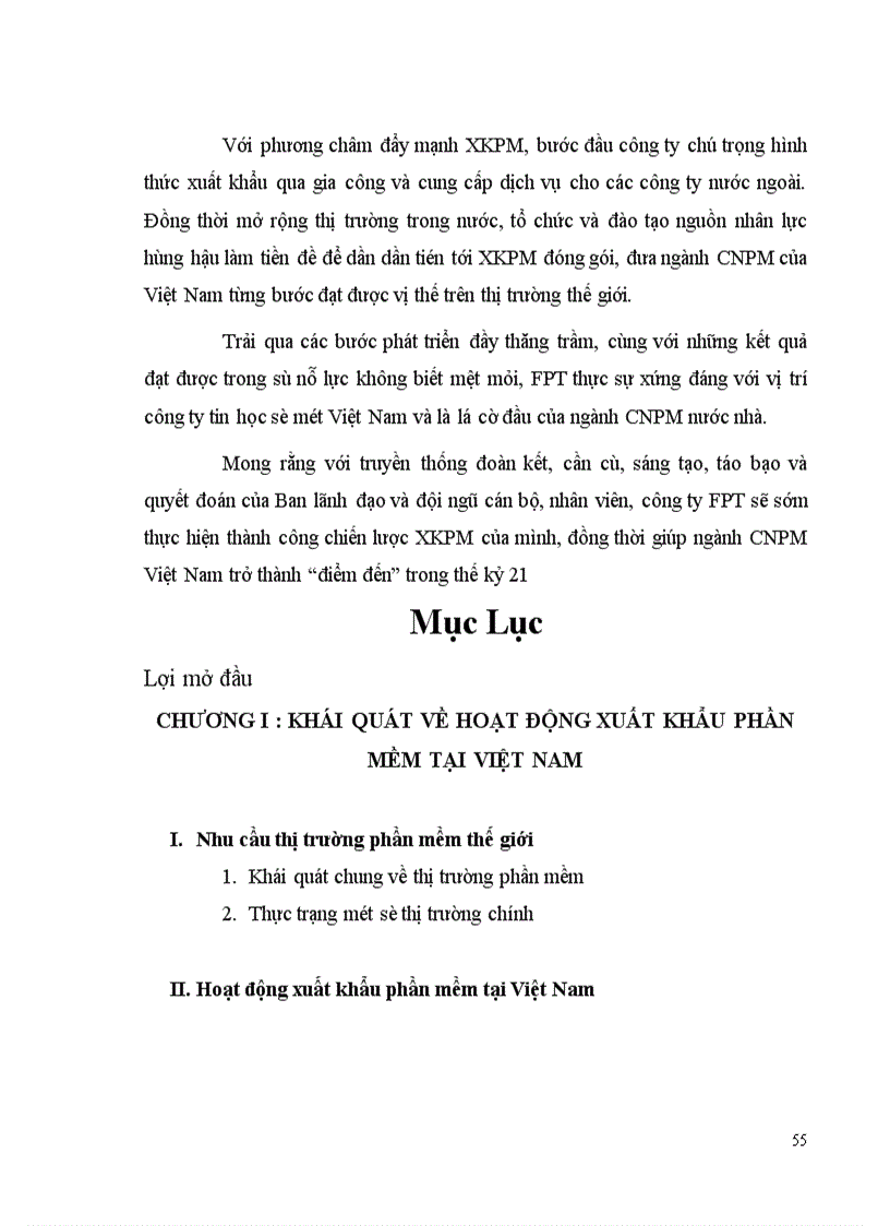 image for page Thực trạng và giải pháp đẩy mạnh hoạt động xuất khẩu phần mềm tại Công ty Phần mềm FPT