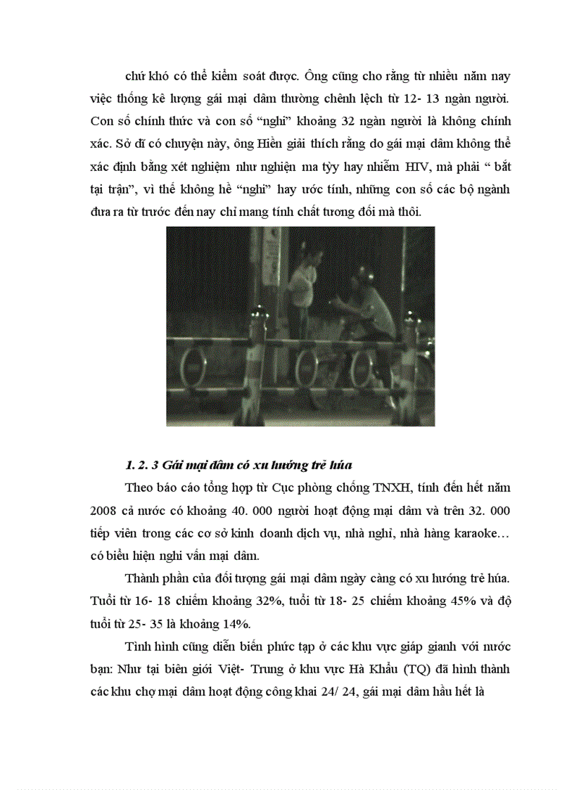 image for page Thực trạng gái mại dâm ở Việt Nam