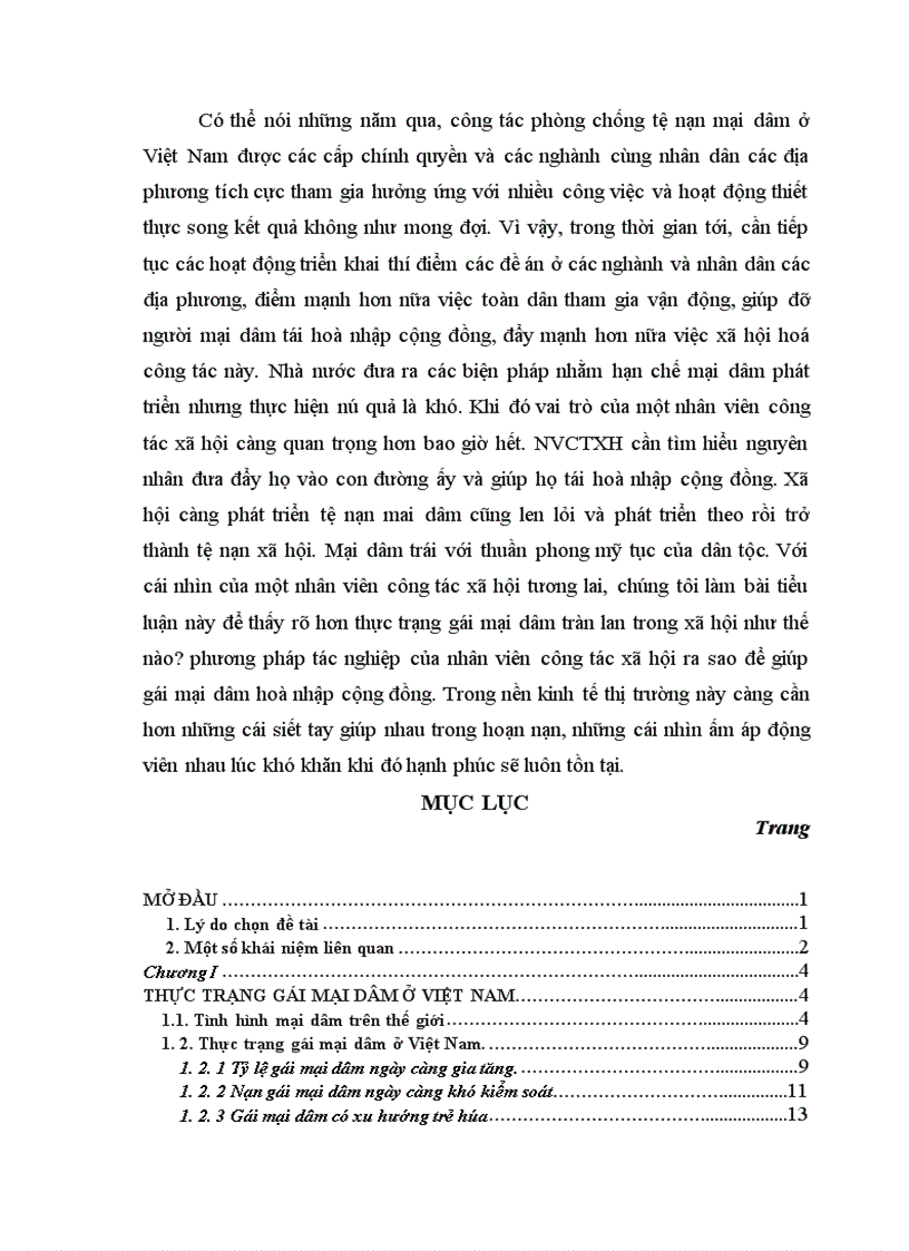 image for page Thực trạng gái mại dâm ở Việt Nam