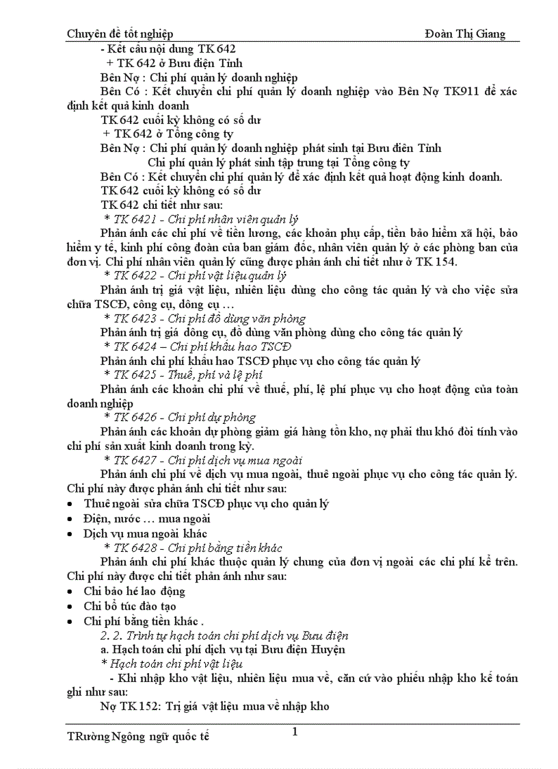 image for page Công tác hạch toán chi phí doanh thu của hoạt động phát hành báo chí tại Công ty Phát hành báo chí Trung Ương 1