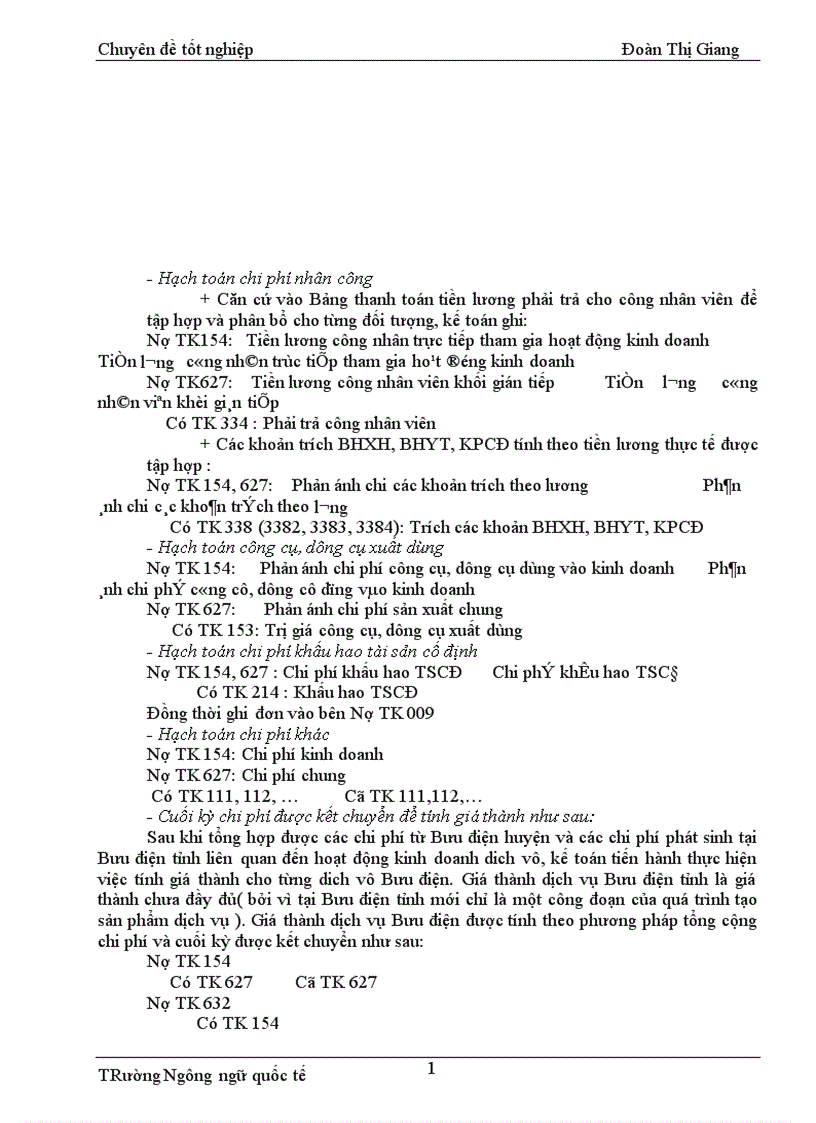 image for page Công tác hạch toán chi phí doanh thu của hoạt động phát hành báo chí tại Công ty Phát hành báo chí Trung Ương 1