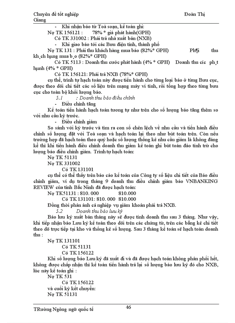 image for page Công tác hạch toán chi phí doanh thu của hoạt động phát hành báo chí tại Công ty Phát hành báo chí Trung Ương 1