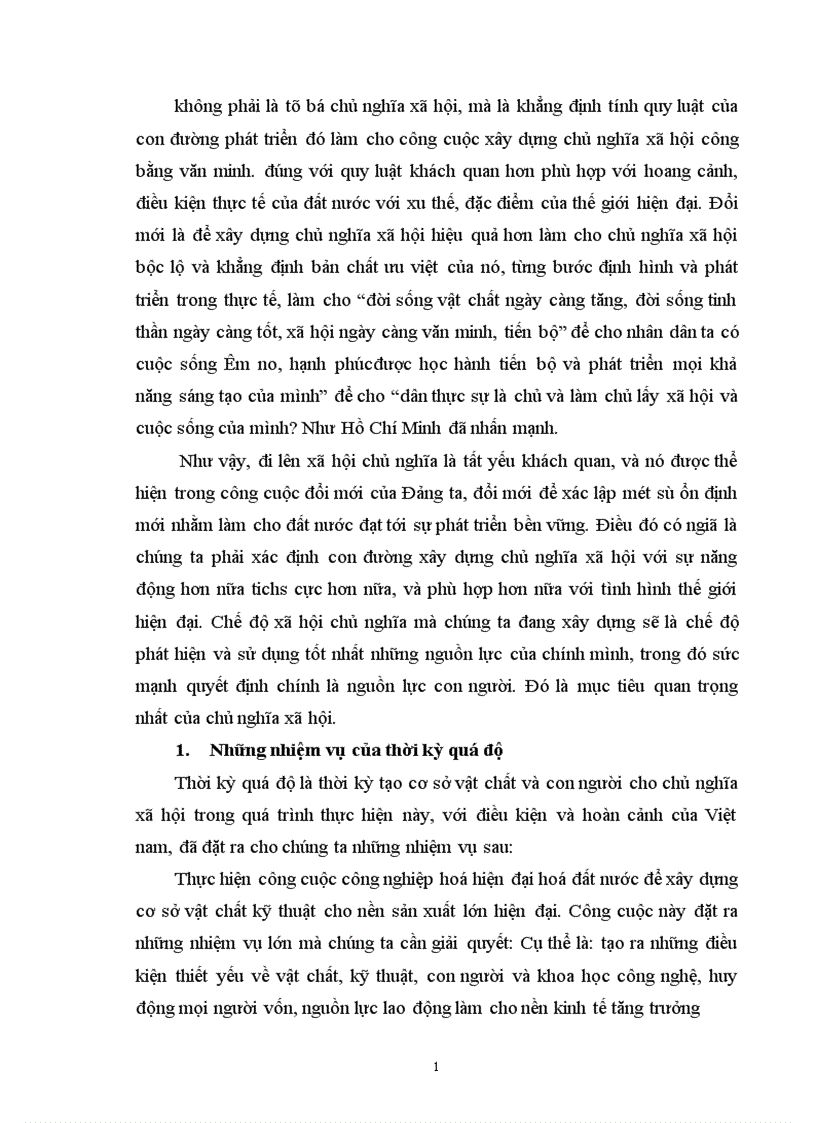 image for page Vận dụng lý luận hình thái kinh tế xã hội vào điều kiện Việt nam hiện nay 1