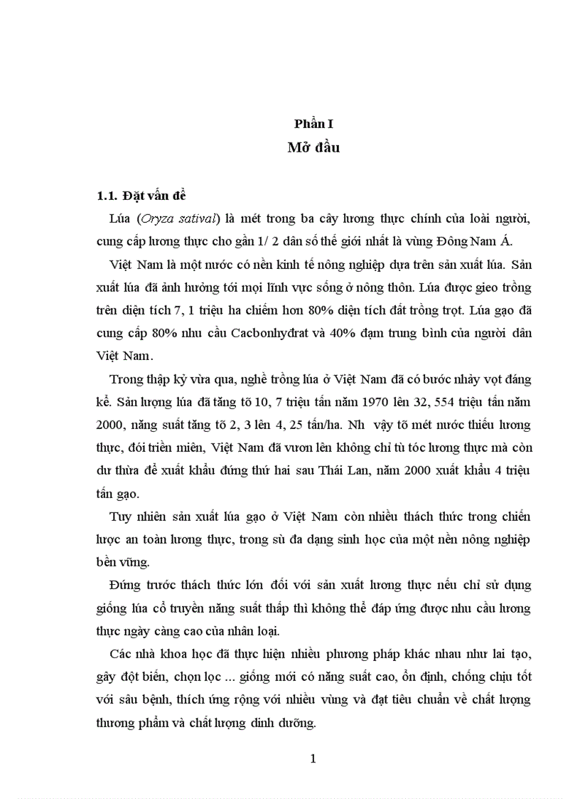 image for page Đánh giá năng suất và khả năng chống chịu sâu bệnh của các dòng triển vọng trong tập đoàn quan sát vụ mùa năm 2002 tại Thanh Trì Hà Nội