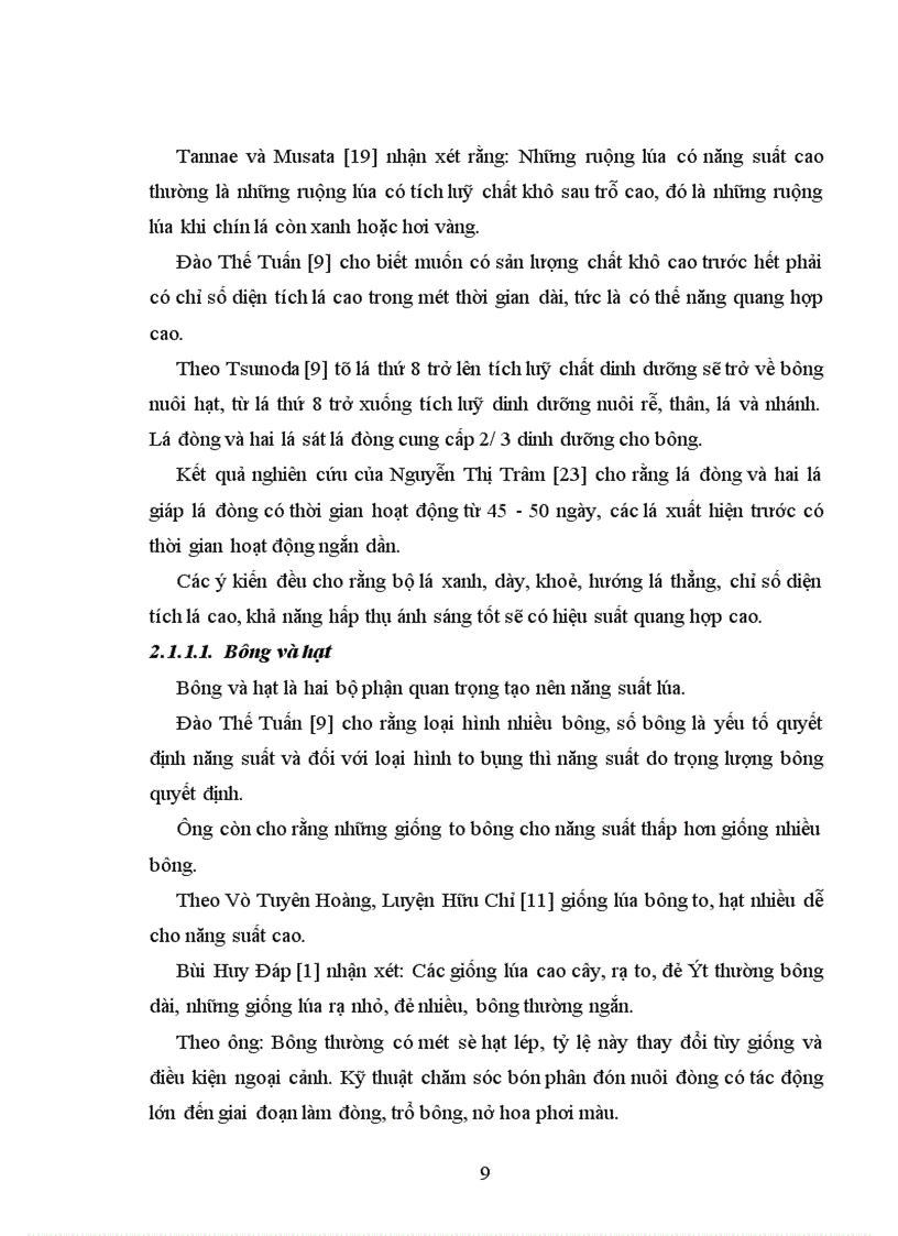 image for page Đánh giá năng suất và khả năng chống chịu sâu bệnh của các dòng triển vọng trong tập đoàn quan sát vụ mùa năm 2002 tại Thanh Trì Hà Nội
