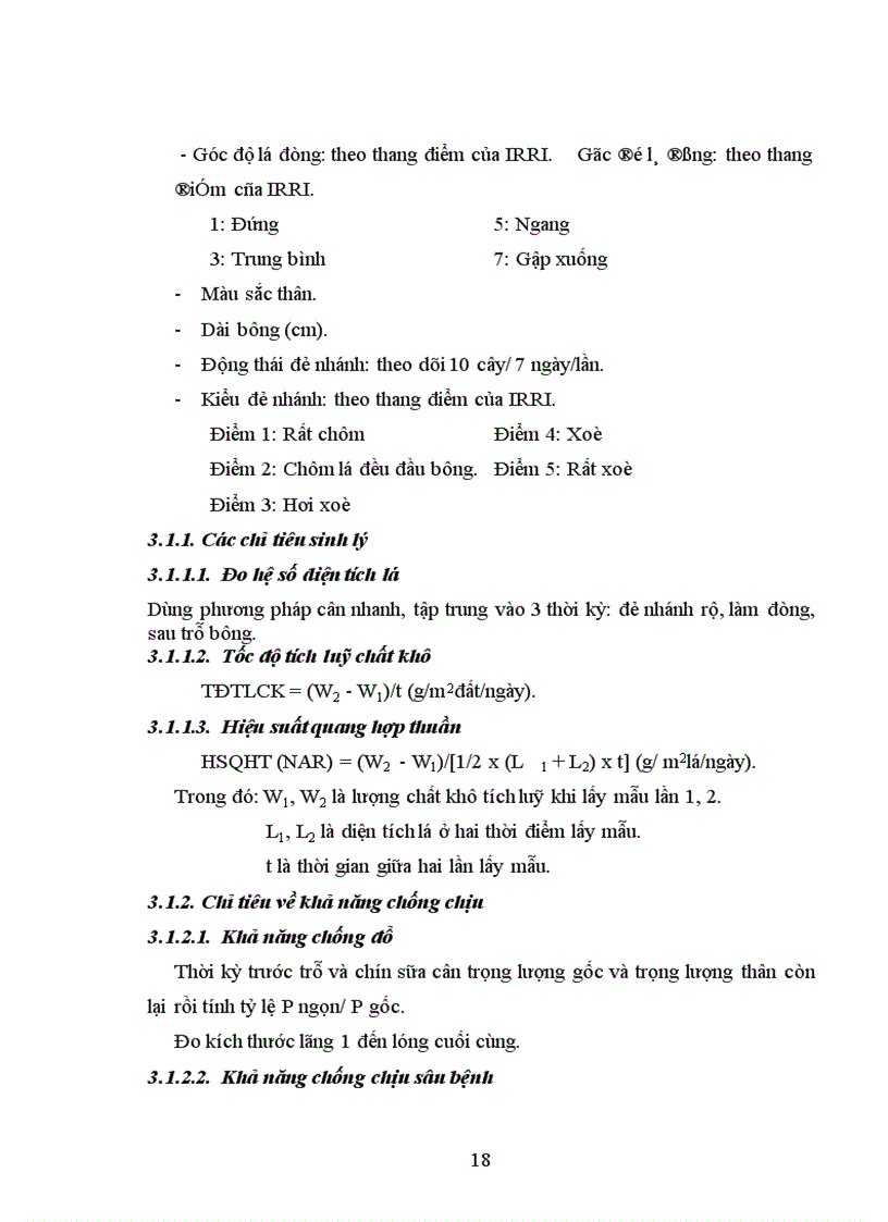 image for page Đánh giá năng suất và khả năng chống chịu sâu bệnh của các dòng triển vọng trong tập đoàn quan sát vụ mùa năm 2002 tại Thanh Trì Hà Nội