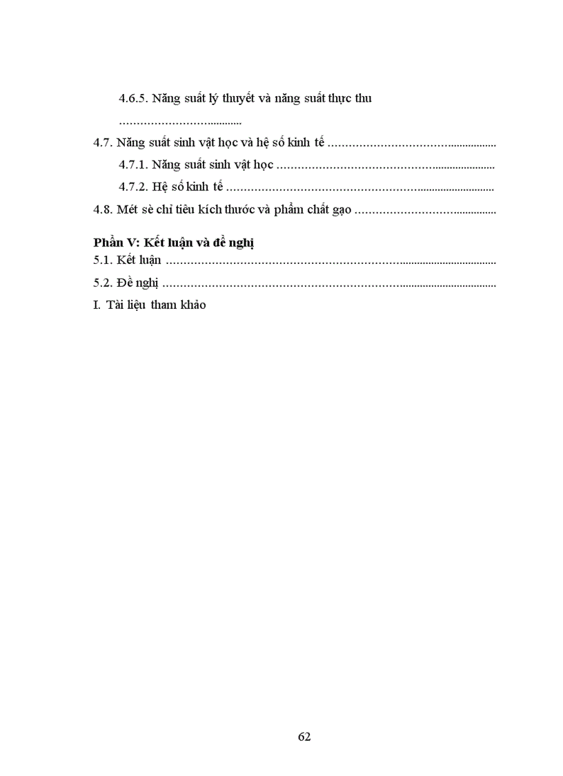 image for page Đánh giá năng suất và khả năng chống chịu sâu bệnh của các dòng triển vọng trong tập đoàn quan sát vụ mùa năm 2002 tại Thanh Trì Hà Nội