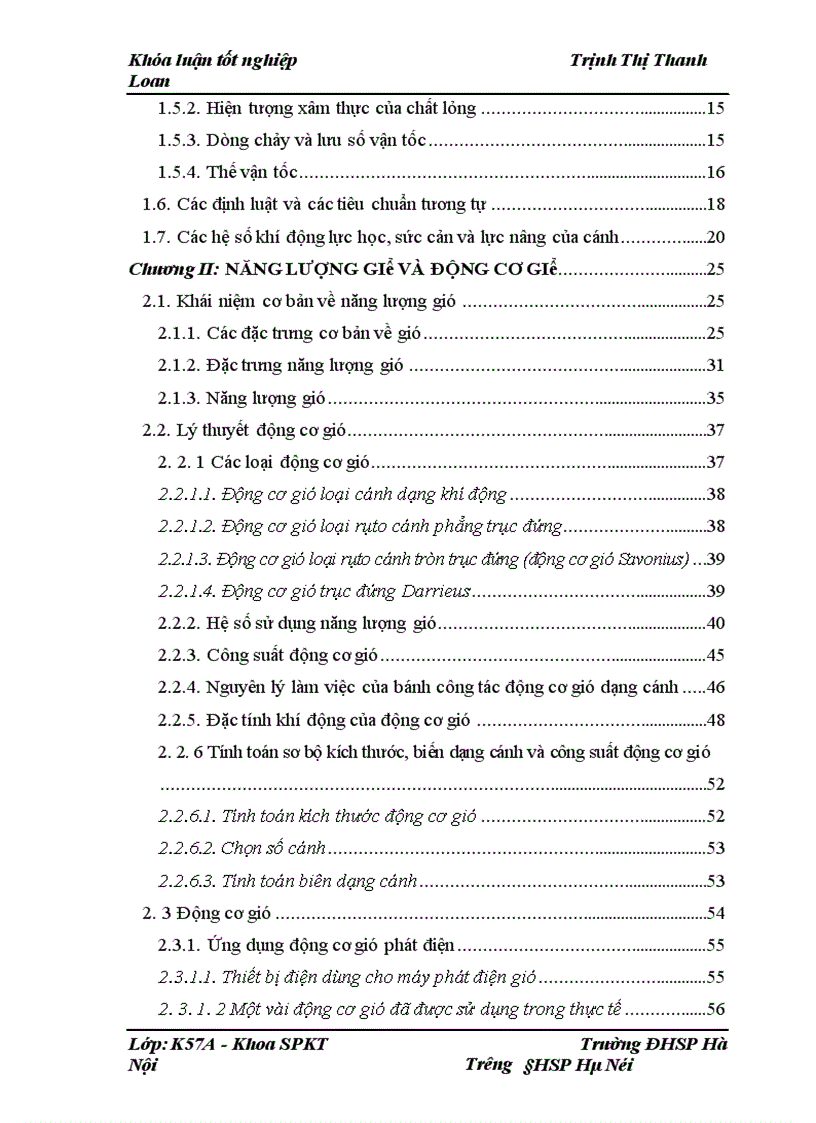 image for page Khảo sát về năng lượng gió và lý thuyết động cơ gió