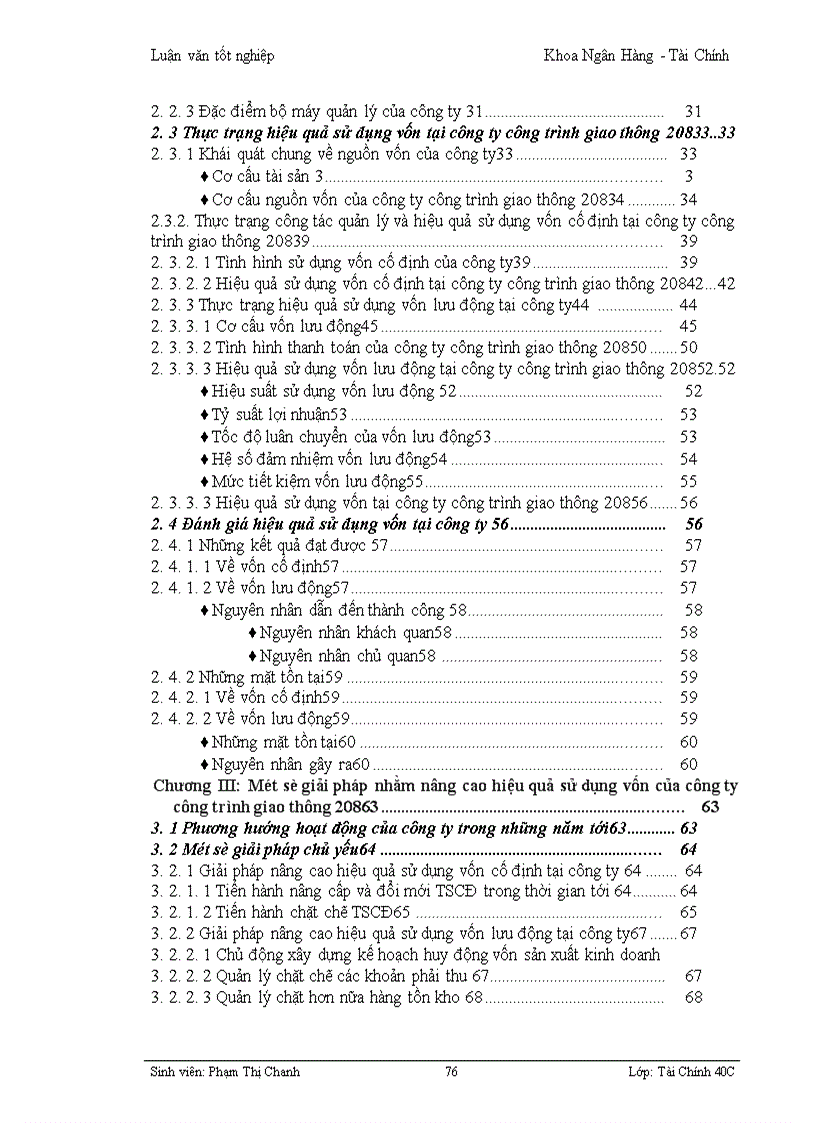 image for page Một số giải pháp nhằm nâng cao hiệu quả sử dụng vốn tại Công ty công trình giao thông 208 thuộc tổng giao thông 4 Bộ Giao Thông Vận tả
