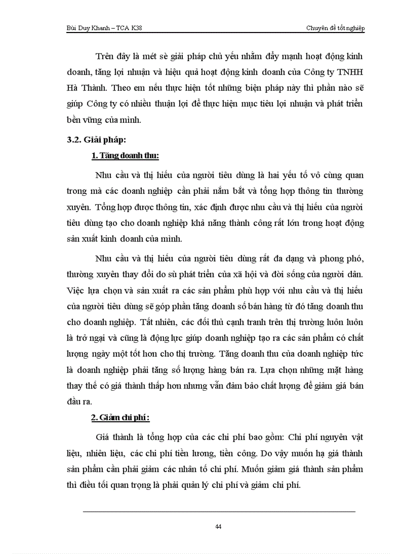 image for page Một số kiến nghị nhằm tăng lợi nhuận tại Công ty TNHH Hà Thành 1