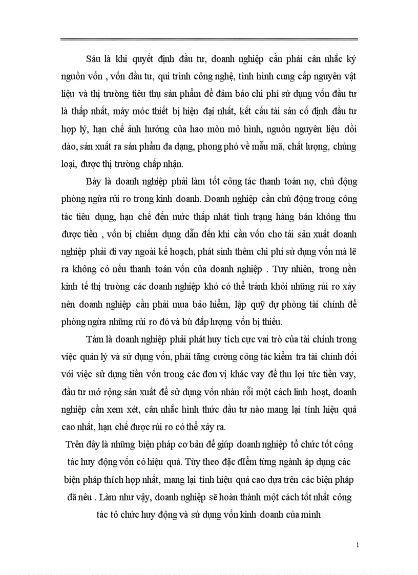 image for page những vấn đề chung về vốn và hiệu quả sử dụng vốn kinh doanh của doanh nghiệp