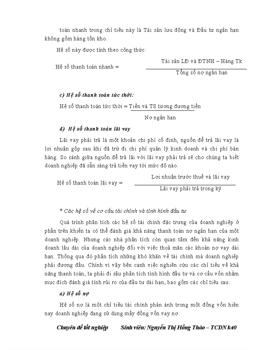 image for page Phân tích tài chính của Công ty TNHH xây dựng Hoàng Sơn thông qua báo cáo tài chính