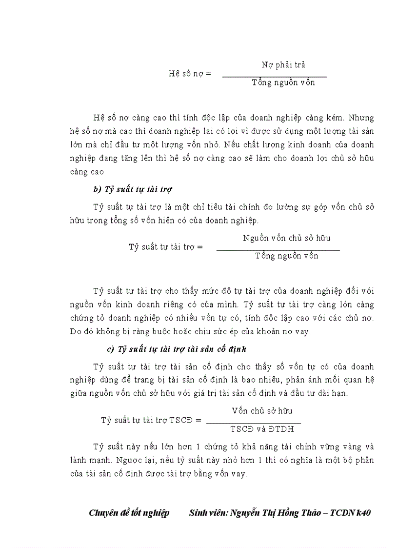 image for page Phân tích tài chính của Công ty TNHH xây dựng Hoàng Sơn thông qua báo cáo tài chính