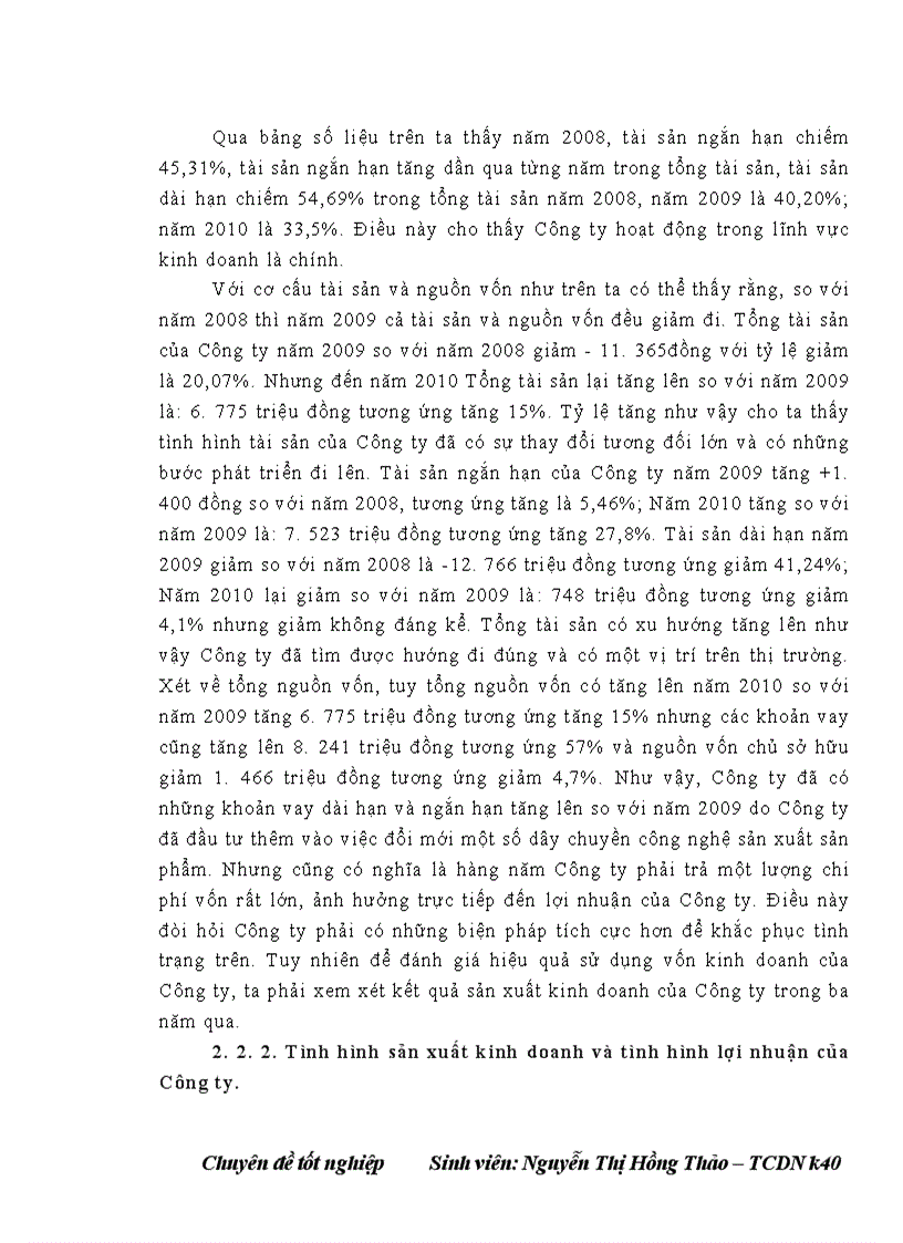 image for page Phân tích tài chính của Công ty TNHH xây dựng Hoàng Sơn thông qua báo cáo tài chính