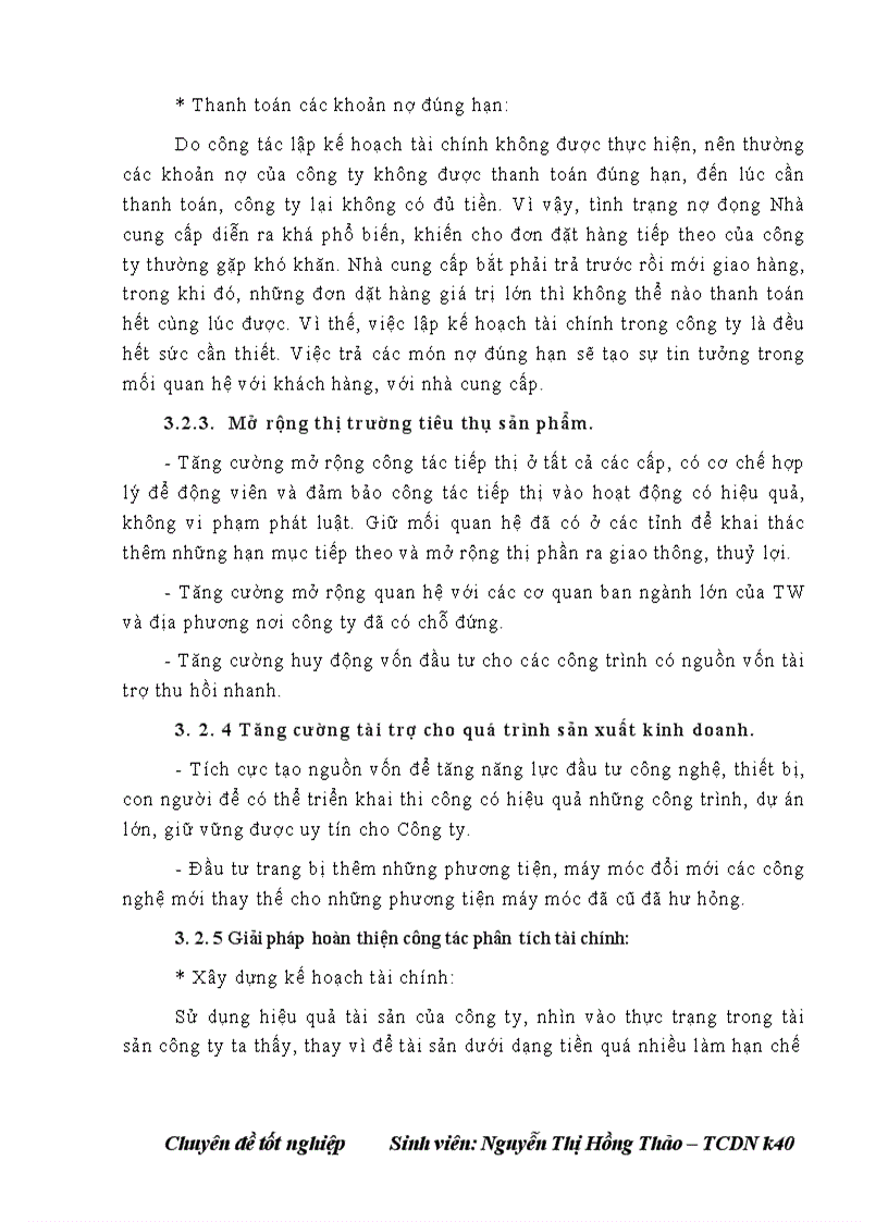 image for page Phân tích tài chính của Công ty TNHH xây dựng Hoàng Sơn thông qua báo cáo tài chính