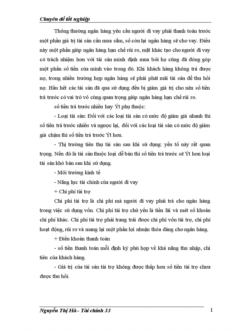 image for page Những vấn đề chung về cho vay tiêu dùng của Ngân hàng Thương mại Cổ phần Kỹ Thương