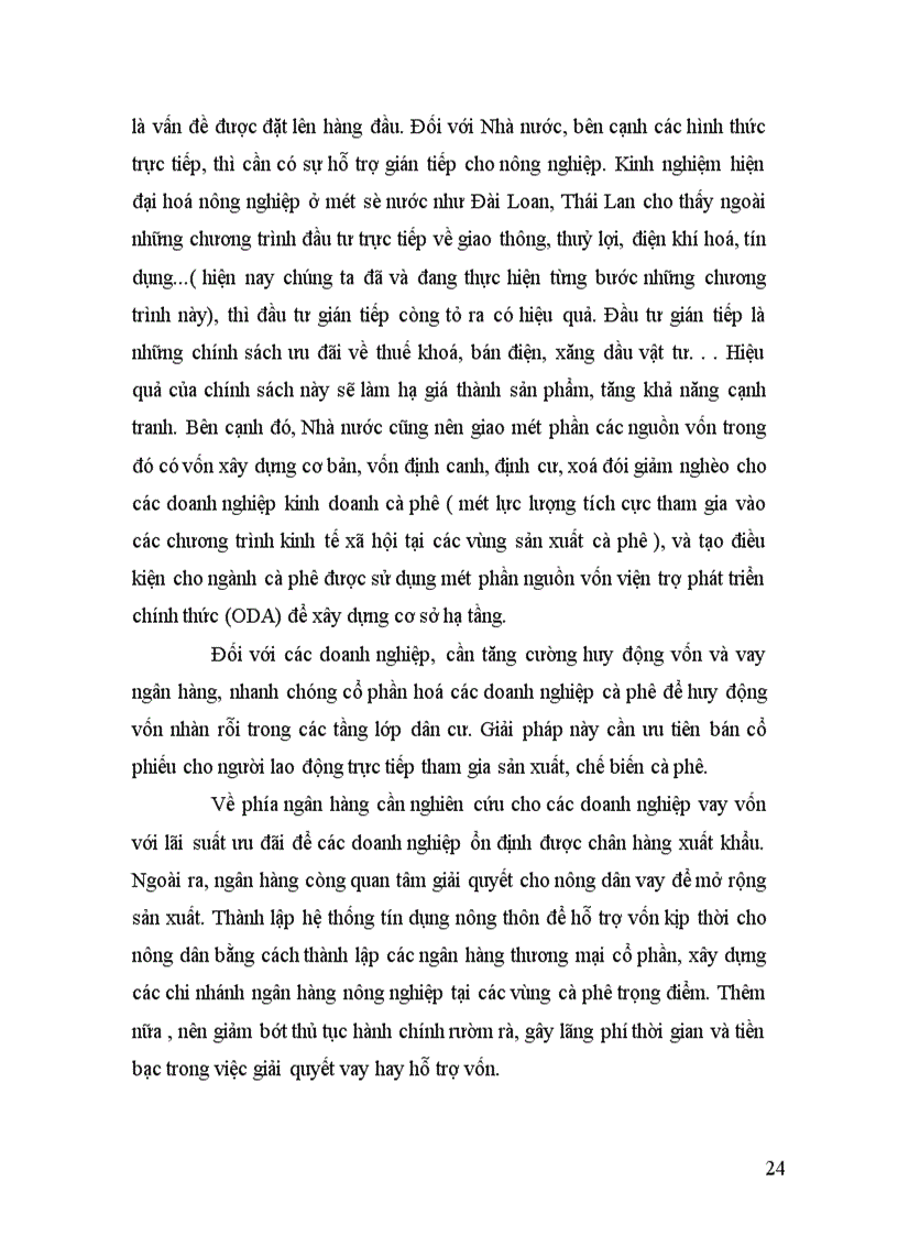 image for page Giải pháp để nâng cao khả năng cạnh tranh của ngành cà phê Việt Nam