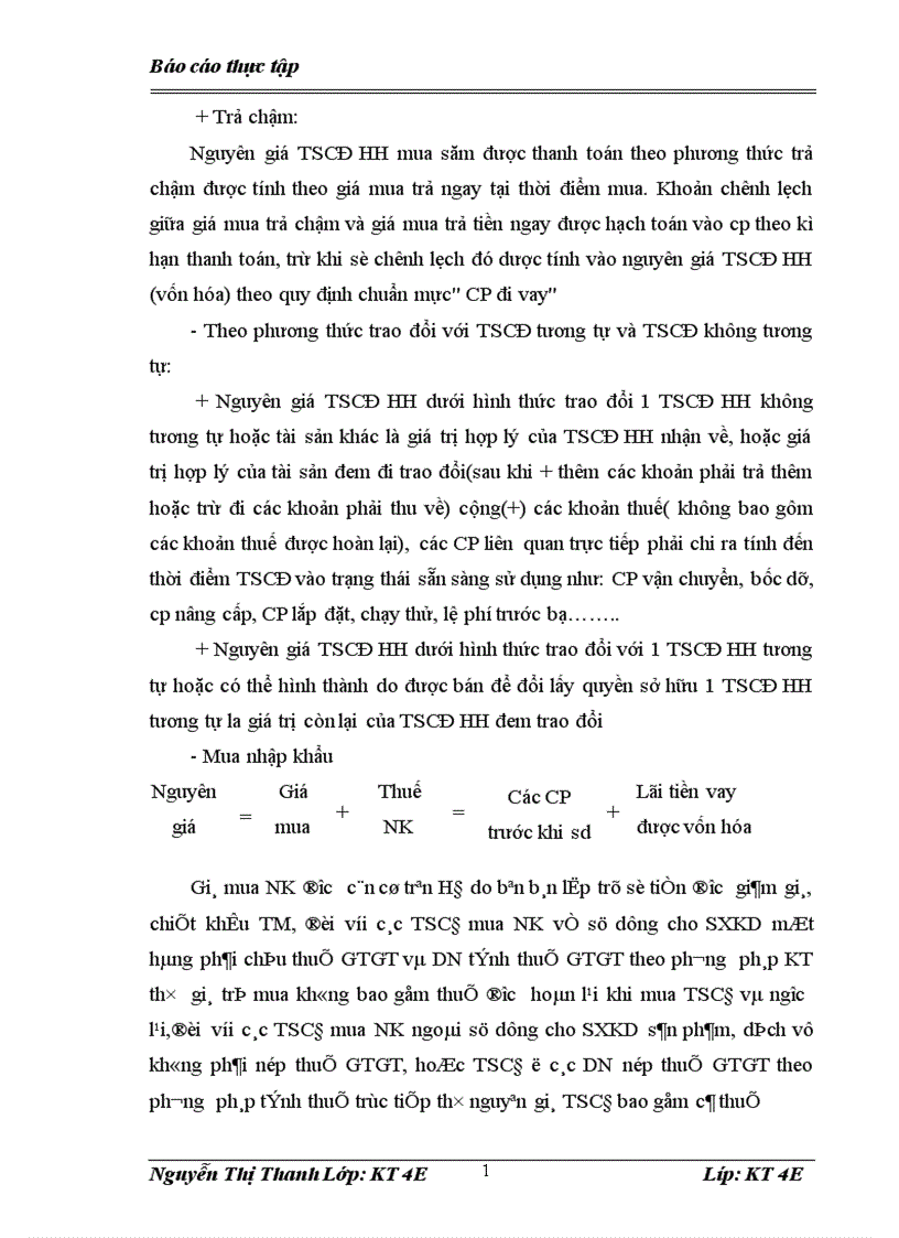 image for page Hạch toán kế toán TSCĐ tại công ty TNHH TM DV Thái Phiên