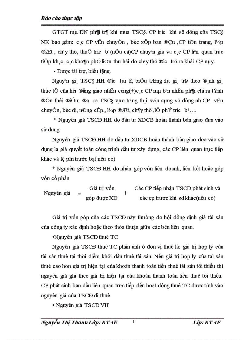 image for page Hạch toán kế toán TSCĐ tại công ty TNHH TM DV Thái Phiên