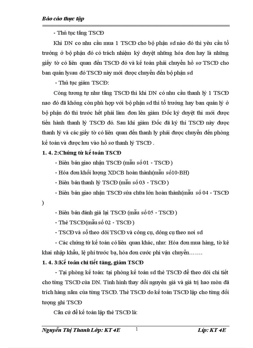 image for page Hạch toán kế toán TSCĐ tại công ty TNHH TM DV Thái Phiên