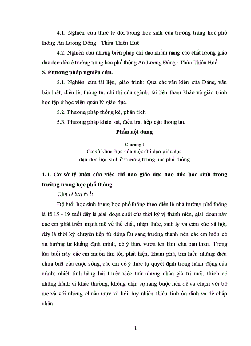 image for page Thực trạng công tác chỉ đạo giáo dục đạo đức học sinh ở trường Trung học phổ thông An Lương Đông Thừa thiên Huế