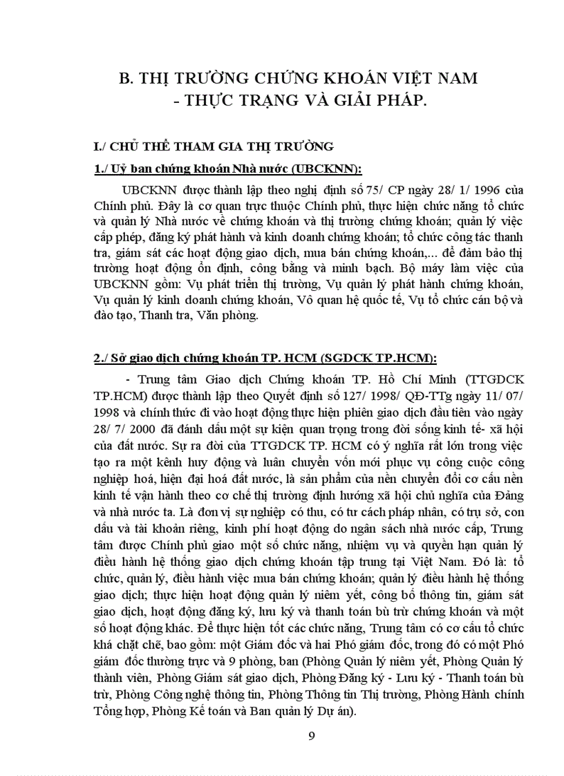 image for page Tổng quan về thị trường chứng khoán