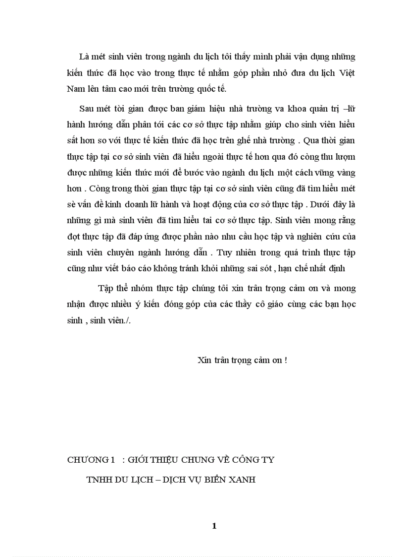 image for page thực trạng hoạt động kinh doanh lữ hành của công ty tnhh du lịch dịch vụ biển xanh