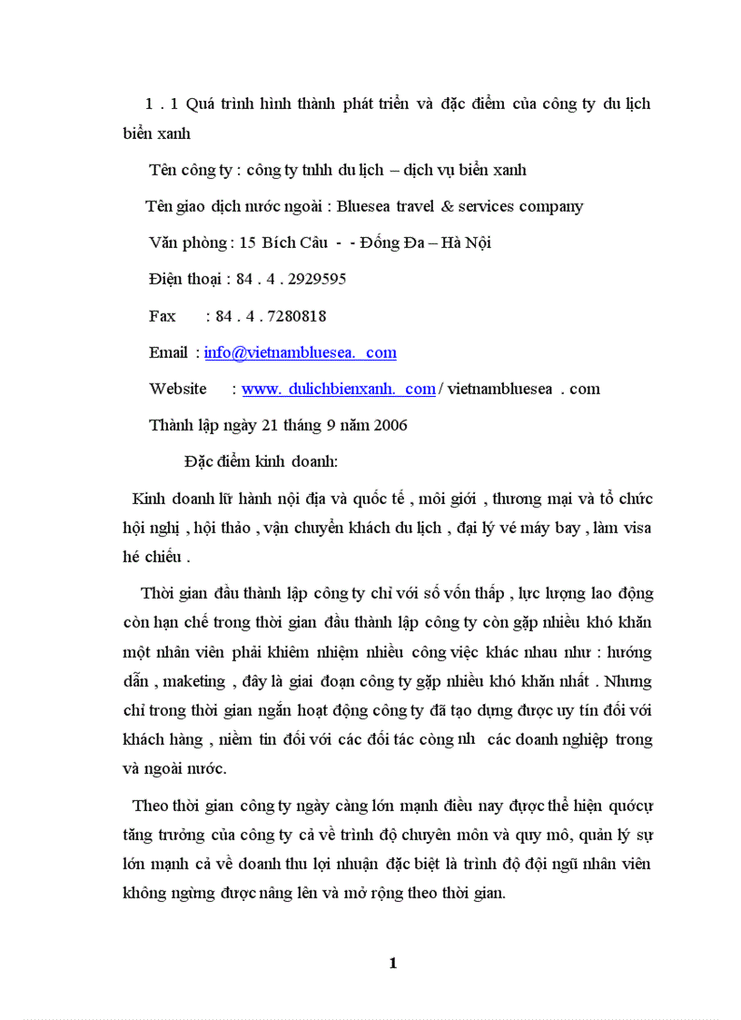 image for page thực trạng hoạt động kinh doanh lữ hành của công ty tnhh du lịch dịch vụ biển xanh