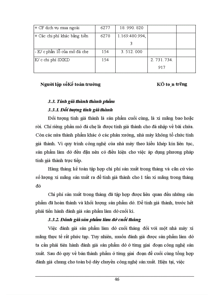 image for page tình hình thực tế về công tác kế toán tập hợp chi phí sản xuất và tình giá thành sản phẩm ở Nhà máy xi măng Sông Đà thuộc công ty xây lắp vật tư vận tải Sông Đà 12 1