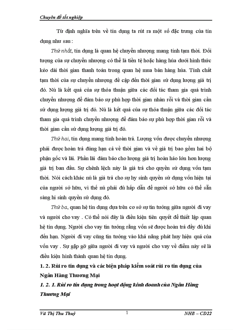 image for page Một số giải pháp phòng ngừa và hạn chế rủi ro tín dụng tại NHNO PTNT chi nhánh Hà Thành