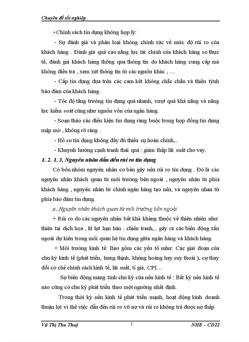image for page Một số giải pháp phòng ngừa và hạn chế rủi ro tín dụng tại NHNO PTNT chi nhánh Hà Thành