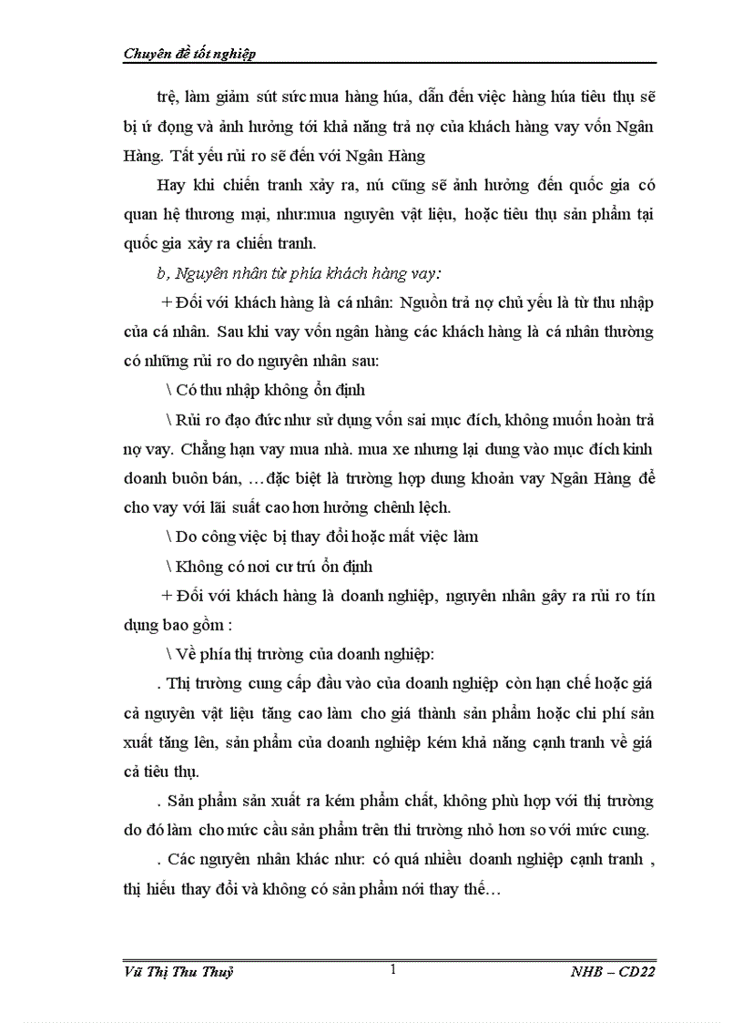 image for page Một số giải pháp phòng ngừa và hạn chế rủi ro tín dụng tại NHNO PTNT chi nhánh Hà Thành