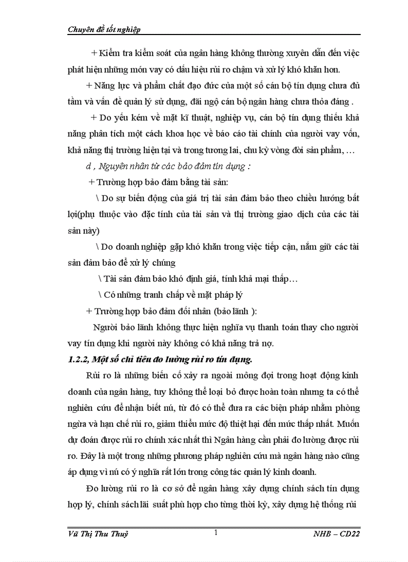 image for page Một số giải pháp phòng ngừa và hạn chế rủi ro tín dụng tại NHNO PTNT chi nhánh Hà Thành