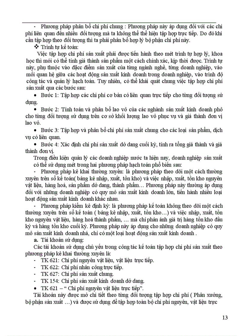 image for page Kế toán tập hợp chi phí sản xuất và tính giá thành sản phẩm 1