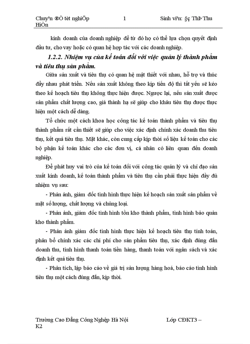 image for page Tổ chức công tác kế toán thành phẩm và tiêu thụ thành phẩm tại Công ty Cơ Khí Quang Trung 1