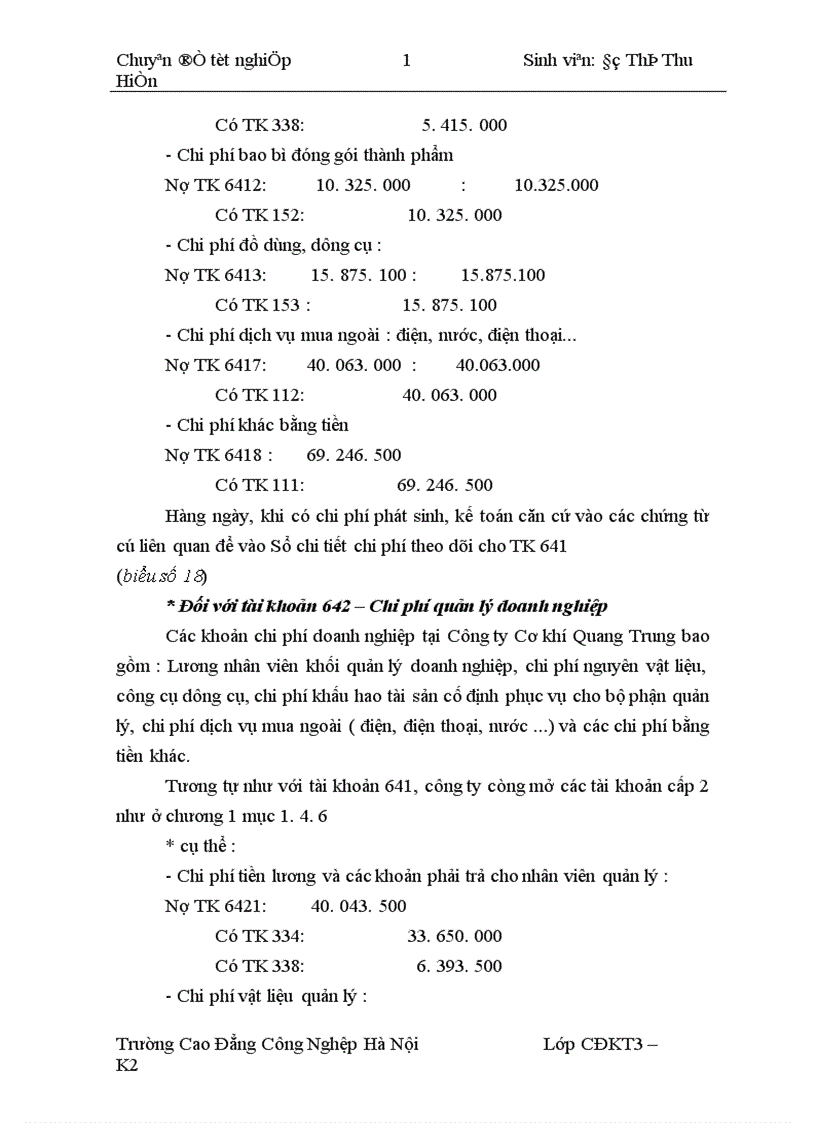 image for page Tổ chức công tác kế toán thành phẩm và tiêu thụ thành phẩm tại Công ty Cơ Khí Quang Trung 1