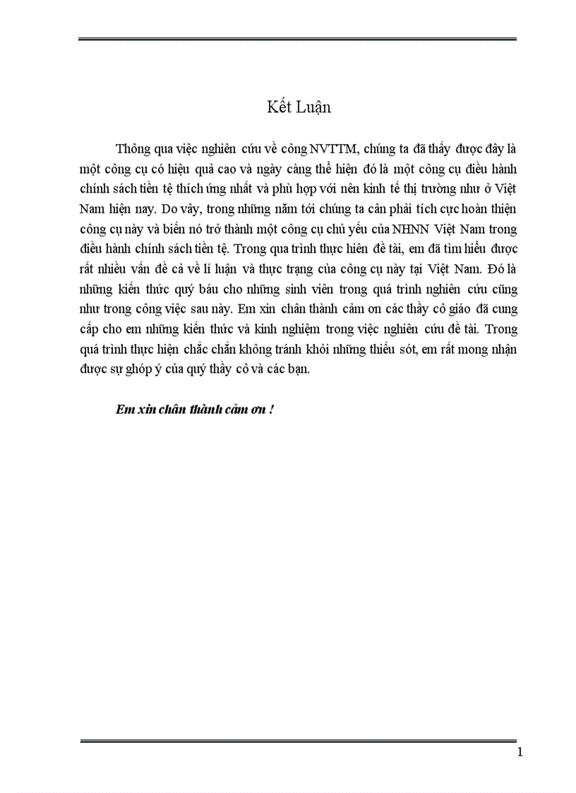 image for page Nghiệp vụ thị trường mở thực trạng và một số giải pháp phát triển tại Việt Nam