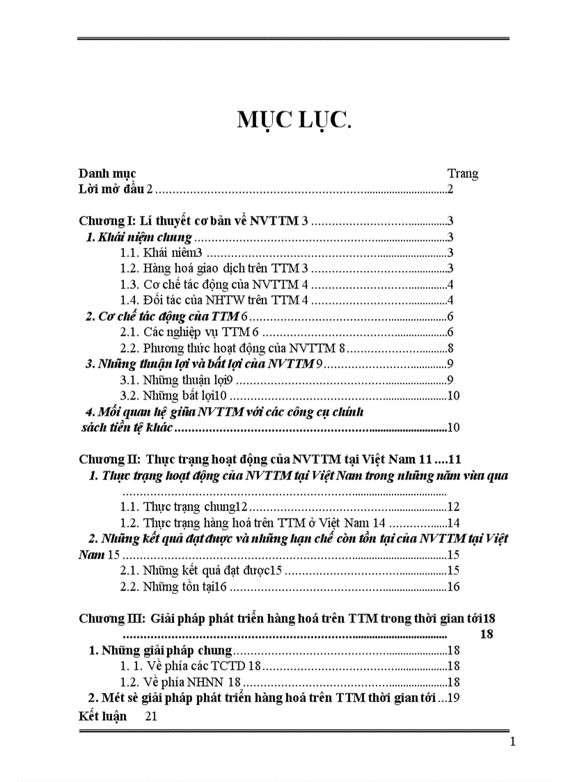 image for page Nghiệp vụ thị trường mở thực trạng và một số giải pháp phát triển tại Việt Nam