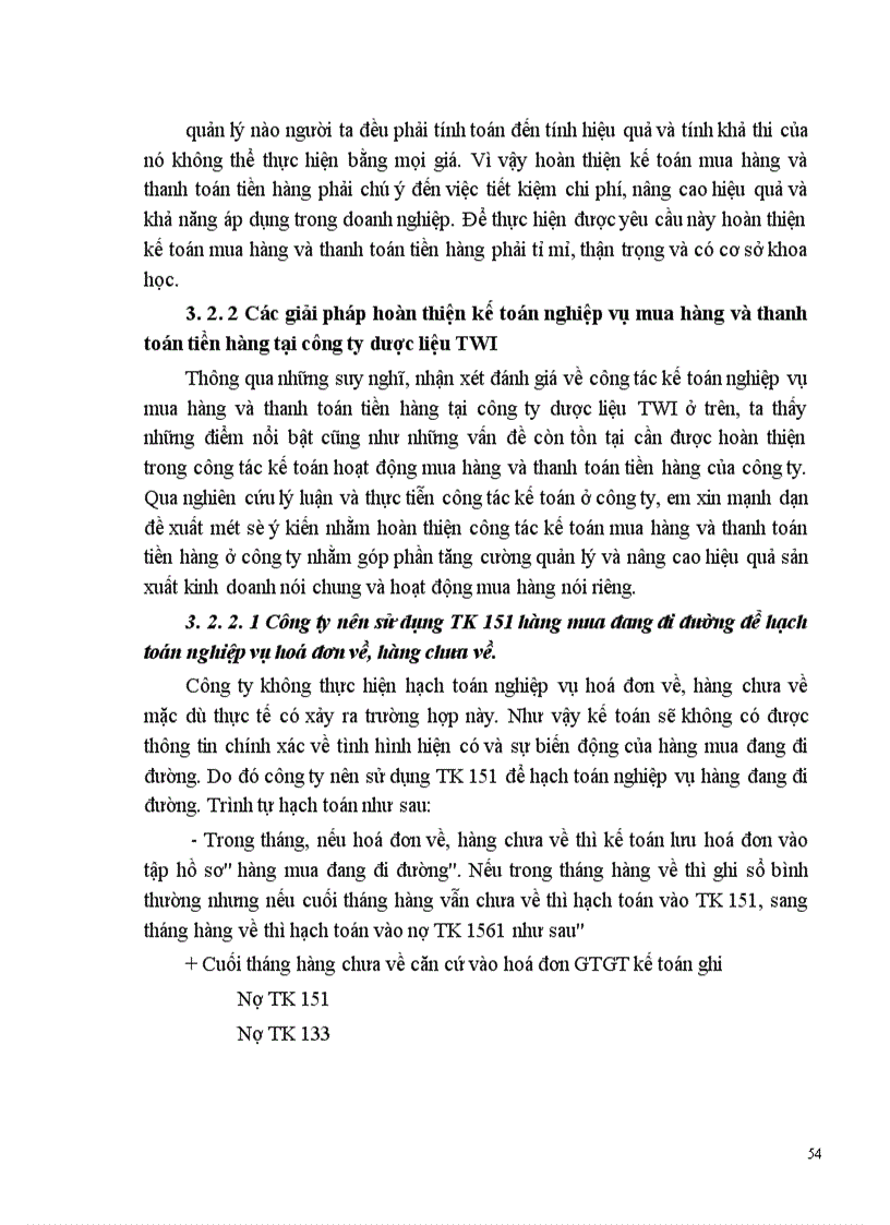 image for page Hoàn thiện kế toán mua hàng và thanh toán tiền hàng tại công ty dược liệu TWI 1