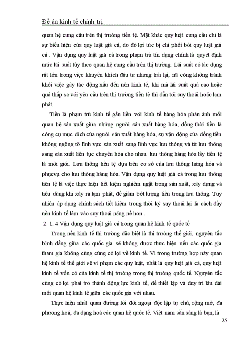 image for page Lý luận giá cả của Mác và sự vận dụng vào Việt Nam hiện nay