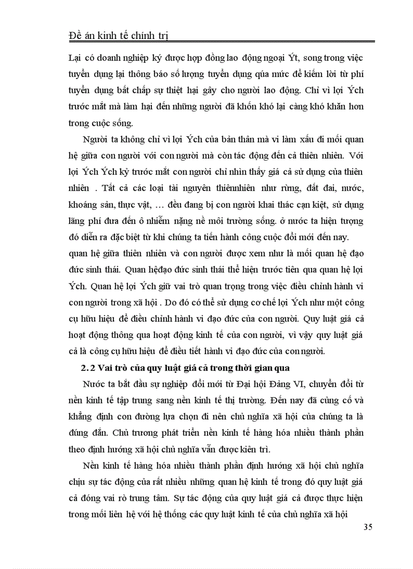 image for page Lý luận giá cả của Mác và sự vận dụng vào Việt Nam hiện nay