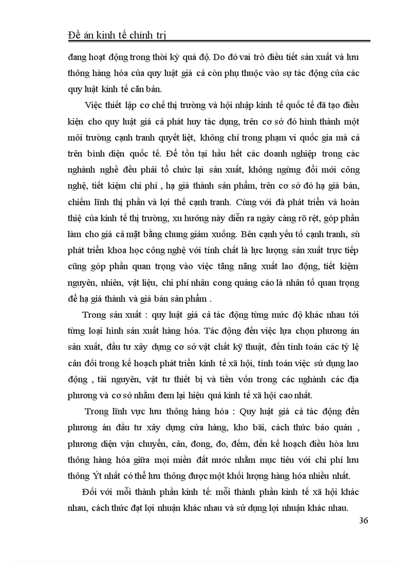 image for page Lý luận giá cả của Mác và sự vận dụng vào Việt Nam hiện nay