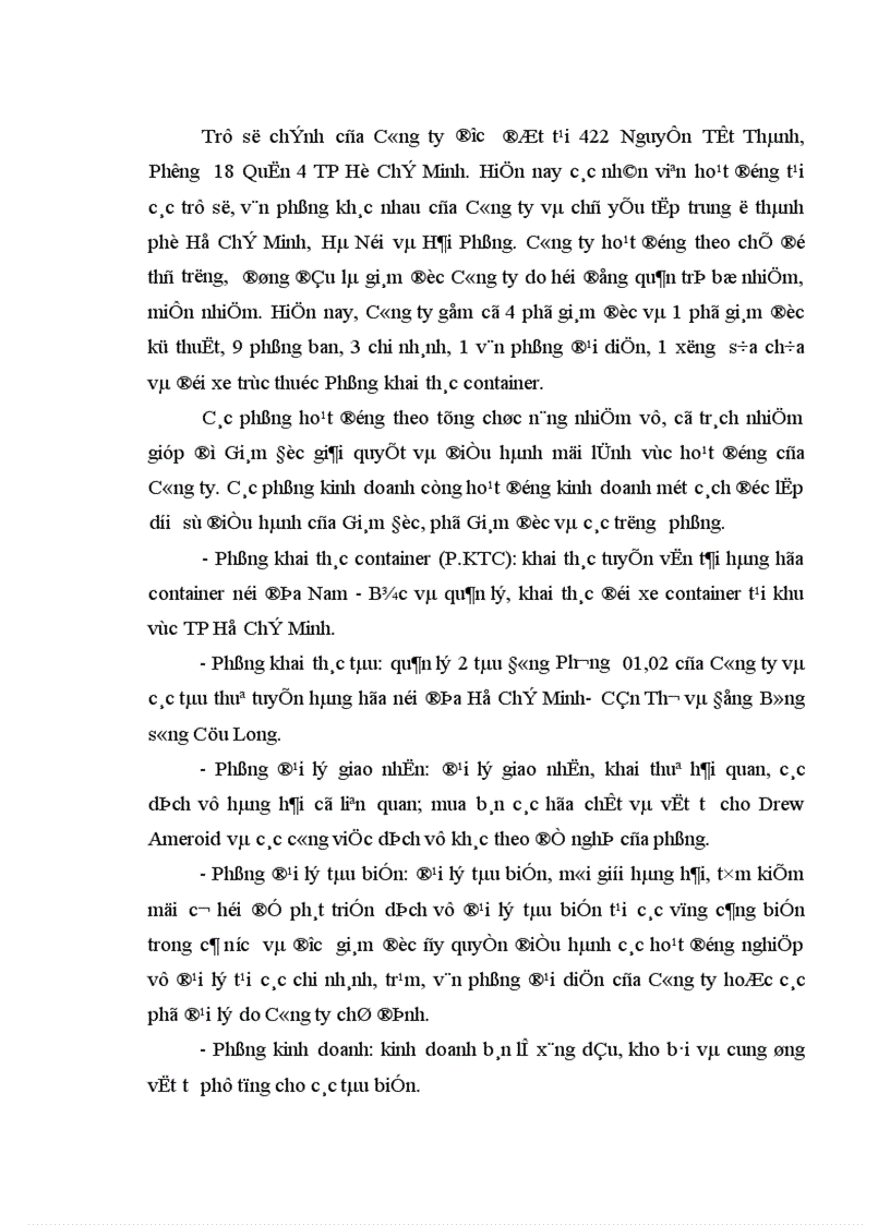 image for page Giải pháp nâng cao năng lực khai thác container của chi nhánh Miền Bắc 1