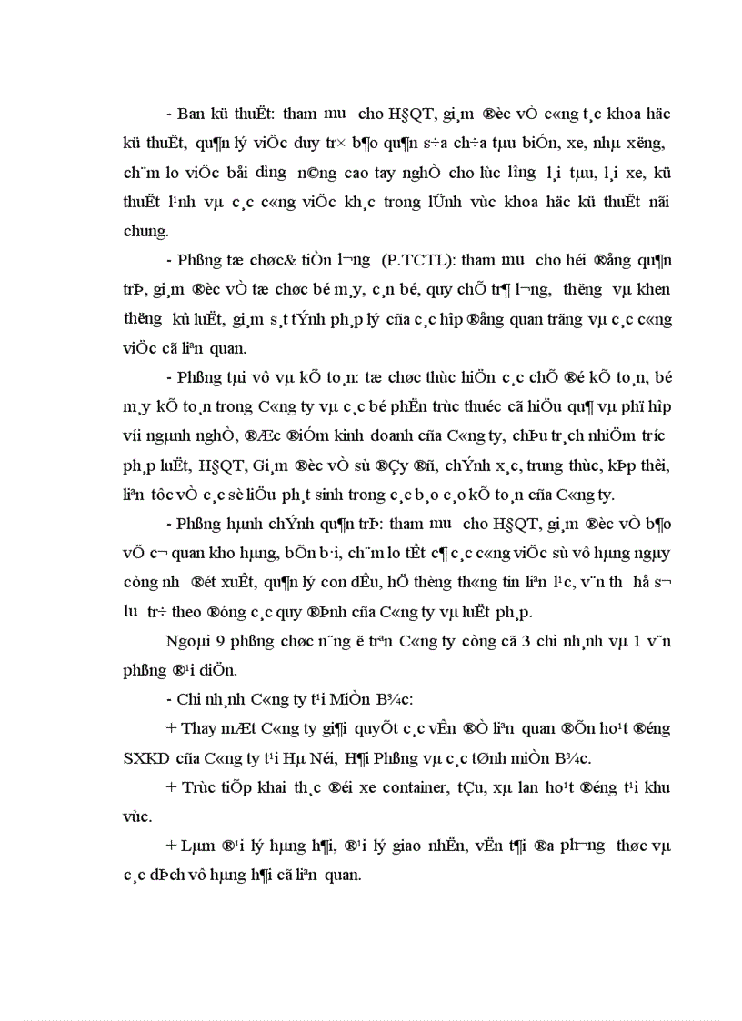 image for page Giải pháp nâng cao năng lực khai thác container của chi nhánh Miền Bắc 1