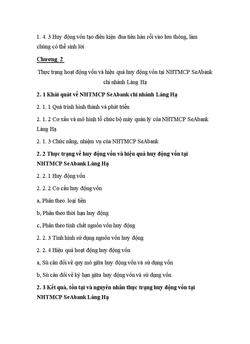 image for page Một số giải pháp nâng nhằm cao hiệu quả huy động vốn tại NHTMCP SeAbank chi nhánh Láng Hạ 1