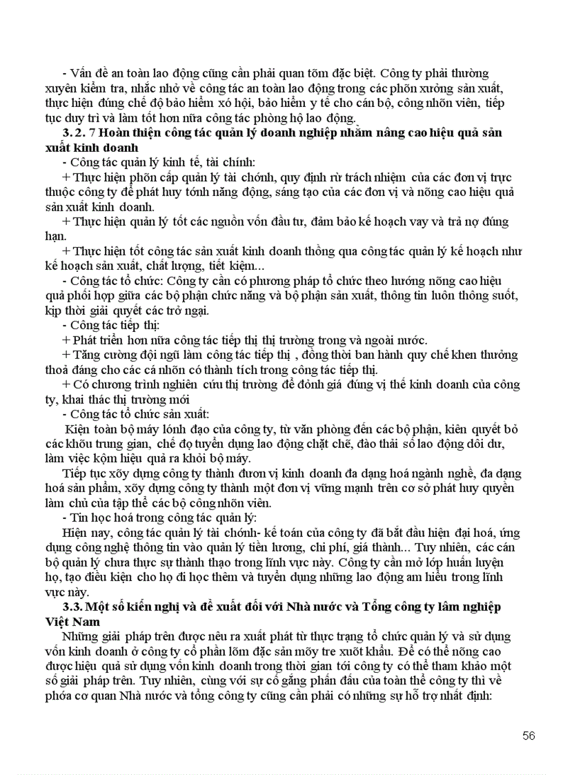 image for page Vốn kinh doanh và một số biện pháp nâng cao hiệu quả sử dụng vốn kinh doanh tại công ty cổ phần lâm đặc sản mây tre xuất khẩu Hoàn Kiếm Hà Nội
