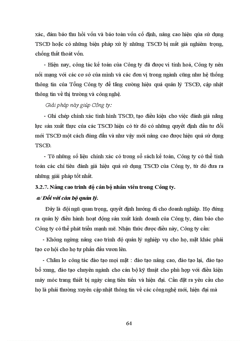 image for page Giải pháp nâng cao hiệu quả sử dụng TSCĐ tại Công ty Cao su Sao Vàng Hà Nội