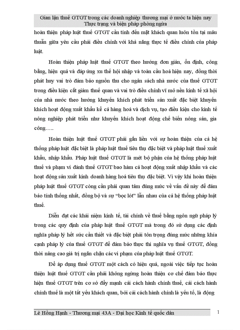 image for page Gian lận thuế GTGT trong các doanh nghiệp thương mại ở Việt Nam hiện nay và biện pháp phòng ngừa