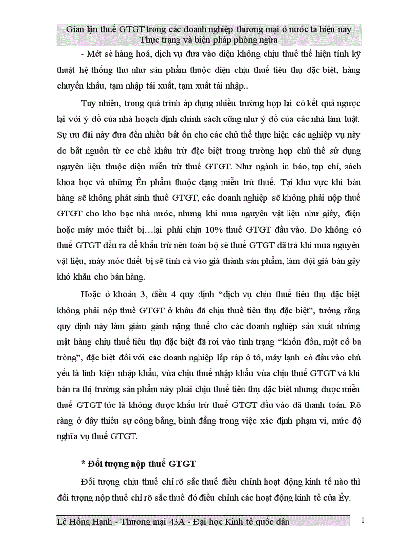image for page Gian lận thuế GTGT trong các doanh nghiệp thương mại ở Việt Nam hiện nay và biện pháp phòng ngừa